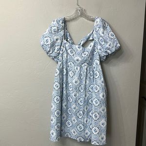 Antonio Melani born on fifth Camille baby doll dress size 14. NWT.